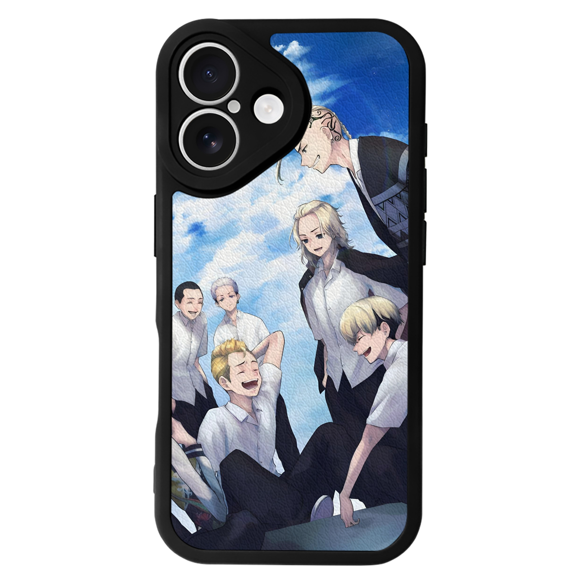 （画像用） 東京リベンジャーズ Tokyo Revengers 【iPhone 16シリーズ対応】シリコンスマホケース（レザー調） 材質：シリコン